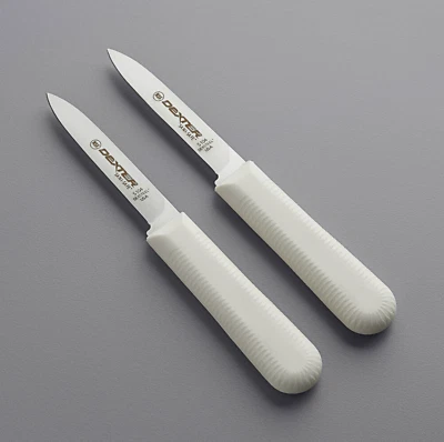 DEXTER-RUSSELL,INC. Dexter Russell 3 ¼" Paring Kitchen Knifes Peeling Parer..15653..2 Pack