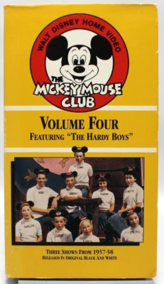 The Mickey Mouse Club Vol 4 Hardy Boys VHS B&W 3 Original Shows from 1957-58 - Image 1 of 4