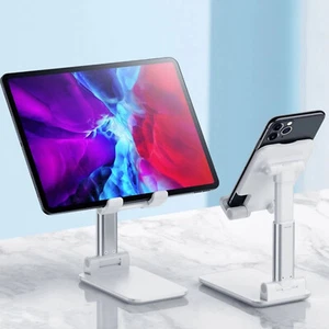 Portable Mobile Phone Stand Desktop Holder Table Desk Mount For iPhone iPad Tab - Picture 1 of 12
