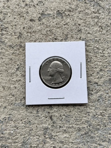 RARE 1980 QUARTER DOLLAR P FILLED MINT MARK ERROR COIN FREE SHIPPING Cover