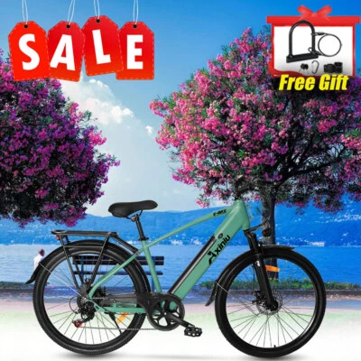 Bicicleta Eléctrica, 750W Ebike para Adultos 26"" en Bicicleta de Montaña de Cercanías Hombres/Mujeres Foto 1 de 4