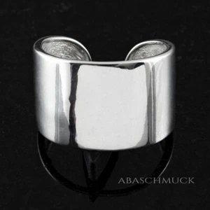 Silberring Silber 925 Ring  Verstellbar Offen  R0603 🖤 flexibel, schick, edel  - Bild 1 von 10
