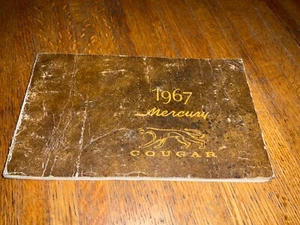 1967 MERCURY COUGAR OWNER'S MANUAL / OWNER GUIDE BOOK / SECOND EDITION ORIGINAL - Foto 1 di 6