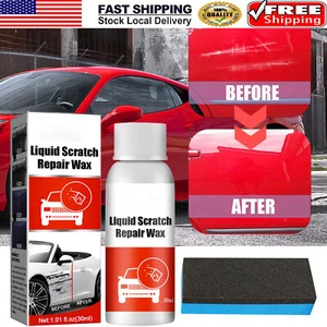 Polishing Paste Wax Car Scratch Repair Agent Hydrophobic Paint Care Clean Kit - Picture 1 of 12