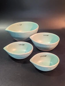 Tazas medidas Robin Huevo azul con manchas Farmhouse de dos tonos - Imagen 1 de 13