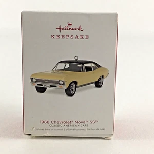 Hallmark Keepsake Christmas Ornament 1968 Chevrolet Nova SS Diecast Car 2018 New - Picture 1 of 6