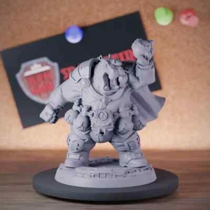 Giff Alchemist Miniature Hippo Mage Dungeons and Dragons Mini DnD 5e TTRPG - Picture 1 of 8