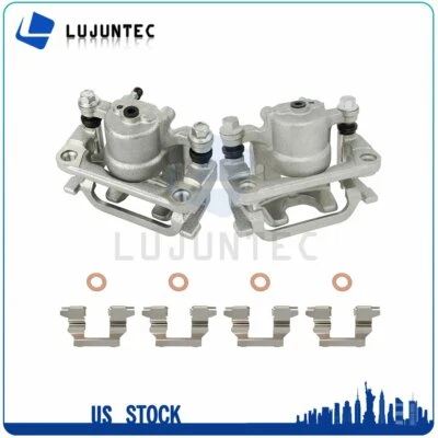 Rear Brake Calipers With Bracket 1 Pair For 2003-2005 Infiniti G35 Nissan 350Z - Image 1 of 4