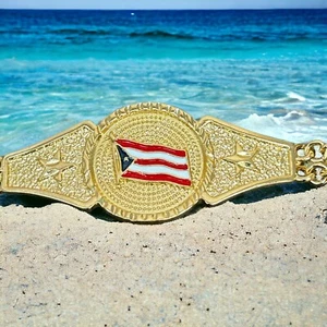 Puerto Rican bracelet Gold Tone - Picture 1 of 3