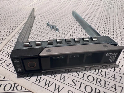 0DXD9H 900gb SAS 2.5" Hard Drive Tray Caddy bracket Hot Plug with Screws - Image 1 of 2