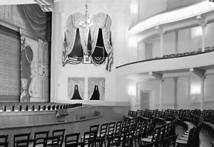 Unique Lincoln Ford's Theater Box PHOTO Lincoln Assassination John Wilkes Booth - Picture 1 of 2