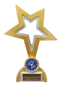 Eurovision Song Contest 2025 Award Classic Star Trophy Engraved Free - Picture 1 of 4
