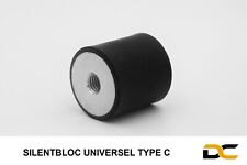 SILENTBLOC CAOUTCHOUC UNIVERSEL TYPE C ( ∅10 à ∅50 mm )
