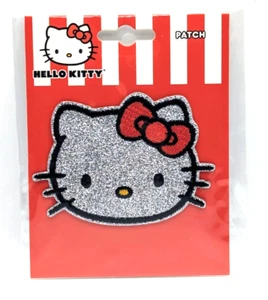 Anime Iron On Patch - Hello Kitty & Friends - Hello Kitty (Glitter) - Picture 1 of 1