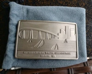 International Police Association belt buckle. Region 23 San Diego California - Picture 1 of 6