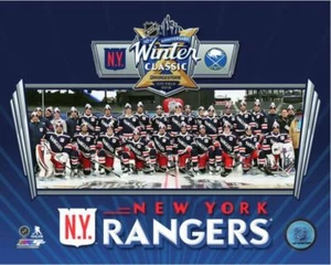 New York NY Rangers Team Photo 2018 NHL Winter Classic 8x10 Photo - Picture 1 of 1