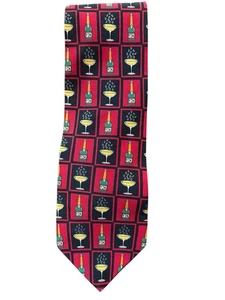 Y2K Champagne New Years Tie - Vicky Davis - Picture 1 of 5