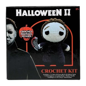 🔥Friday The 13th Halloween 2 Crochet Kit Horror Michael Myers Jason BNWT🔥 - Picture 1 of 3