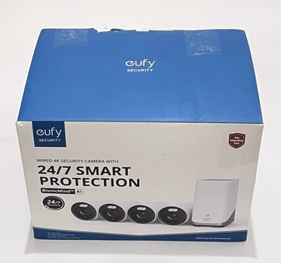 Eufy Security EufyCam E330 4K Outdoor Security Camera System4 Cam Kit T8600 - Image 1 of 4