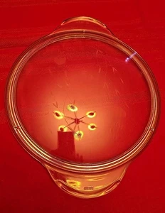 Princess House Heritage Kristall Kasserolle NUR DECKEL FÜR #6114 2,5 QUART  - Bild 1 von 7