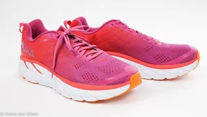 Hoka One One Clifton 6 Magenta Orange Weiß Laufschuhe Damen US 11 EU 44 - Bild 1 von 7