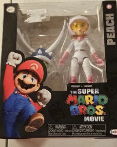 Personaggio Super Mario Bros Princess Peach 5" con ombrello accessorio blu nuovo con scatola - Foto 1 di 10