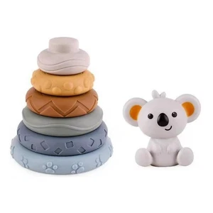 Koala Stapeln Musik Ringe Frühen Bildung Puzzle Regenbogen Ringe Koala Spie L1 - Bild 1 von 11