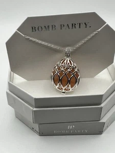 Bomb Party Zen Gems 'Beautiful Purpose' RBP2757 Gen Carnelian Quartz Necklace - Picture 1 of 3