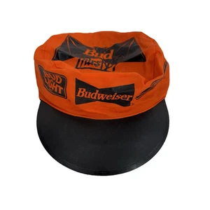 Vintage 80er Budweiser/Bud Light Bud durstig? Malermütze Fledermaus orange schwarz Halloween - Bild 1 von 8
