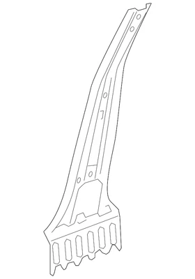 Genuine  2013-2015 Honda Crosstour - Pillar R Center (Inner) 64220-TP6-A50ZZ - Image 1 of 2