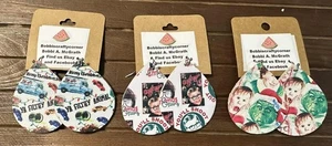 Pendientes lágrima películas navideñas - Imagen 1 de 7