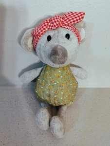 HTF Gund Neighborhood Beanbag prato il topo mini peluche - Foto 1 di 6