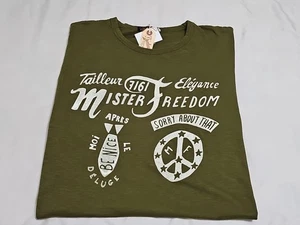 Camiseta Mister Freedom Sportsman NUEVA SAIGÓN Oliva Manga Corta Talla Grande - Imagen 1 de 12