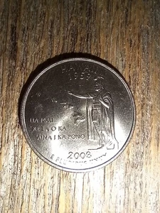 2008-D Hawaii State Quarter 1959 Denver Mint Hawaiian Islands Images US Coin 25C - Picture 1 of 2