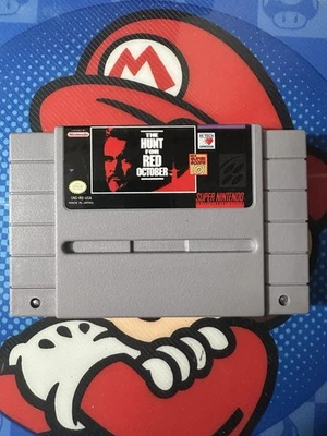 The Hunt for Red October SNES Cartridge Super Nintendo Working! - Image 1 of 2