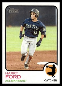 2022 Topps Heritage Minors Base Card #123 HARRY FORD