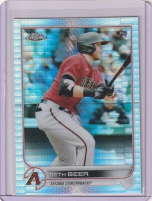 Seth Beer  Rookie Card 2022 Topps Chrome X-Fractor - Image 1 of 2