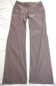 Athleta Pants Womens Grey Stretch Pockets Nylon Flare Hiking Outdoor Size 4 - Picture 1 of 11
