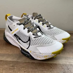 Nike ZoomX Zegama Para hombres Talla 10 Blanco Negro Amarillo Correr DH0623-100 - Imagen 1 de 12