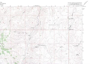 Pixley Basin Quadrangle Idaho 1972 USGS Topo Map 7.5 Minute Topographic - Picture 1 of 2
