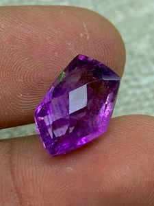 6.30Ct Natural Amethyst Cushion Sugar Loaf, Medium Purple, Amethyst Flawless - Picture 1 of 10