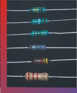 10 x resistencias 1 k ohmio capa de carbón 1 vatio - Imagen 1 de 1