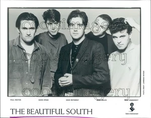 1990 British Pop Rock Band The Beautiful South P Heaton D Hemingway Press Photo - Picture 1 of 2