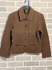 Cabela’s XS Women’s Waffle Texture Brown Buttoned Jacket Preowned