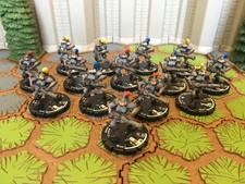 14 Figure Steam Gunner Mage Knight Lot Uprising D&D, Pathfinder, RPG, Clix