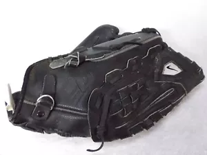 Guante de béisbol juvenil Nike DE Edge 12.5 negro listo para el juego con mano izquierda - Imagen 1 de 6