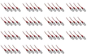 Hubsan X4 H107D Red LED (H107C-a33) 3.7v Red LED Lights Set Night 15 Pack - Picture 1 of 4