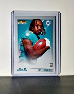 Jaylen Wright 2024 Panini NFL #12 Studio Rookies Card Miami Dolphins 1/1672 - Picture 1 of 2
