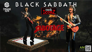 Figurine statue limitée Tony Iommi Knucklebonz Rock Iconz - sabotage noir