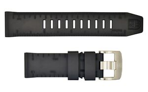 Genuine Luminox 3780 BG Land Series 24mm Black Rubber Watch Band Strap